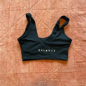 Balance Athletica black sports bra